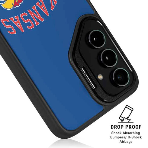 University of Kansas Collegiate Text Galaxy S25 Ultra Kickstand Case
